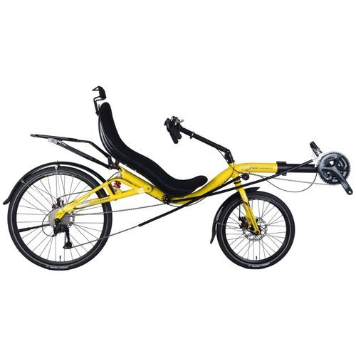 Liegefahrrad zum Treten - Goal 2026x - OSS/USS - Cycles Performer - für Erwachsene / gelb