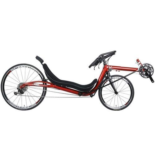 Liegefahrrad zum Treten - Low Racer X-Low - Cycles Performer - für Erwachsene / rot
