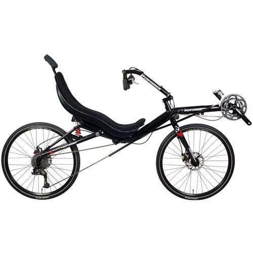 Liegefahrrad zum Treten - Goal 26x - OSS/USS - Cycles Performer - für Erwachsene / schwarz / Aluminiumrahmen