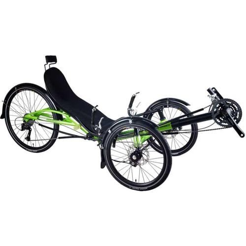Liegedreirad zum Treten - Trike F - Cycles Performer - für Erwachsene / grün