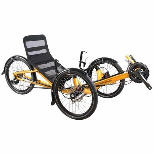 Liegedreirad zum Treten - Trike JC20 - Cycles Performer - für Erwachsene / orange