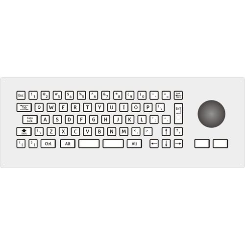 Tastatur mit Zeigegerät - 2212 series - STORM INTERFACE - mit Ziffernblock / Edelstahl / USB