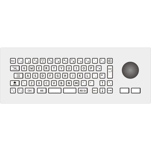 Tastatur mit Zeigegerät - 2212-55221 - STORM INTERFACE - mit Ziffernblock / Edelstahl / USB