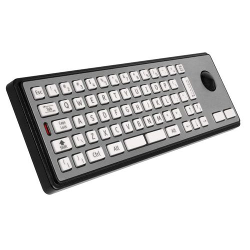 Tastatur mit Zeigegerät - 2210-55222 - STORM INTERFACE - mit Ziffernblock / Edelstahl / USB