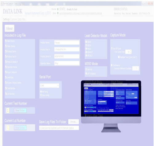 Test-Software - DATALINK - VACUUM INSTRUMENTS CORPORATION, LLC - Steuerung / Datensammel / für Lecktestgeräte