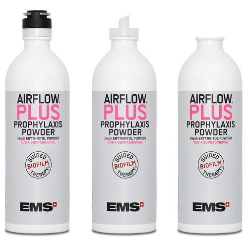 Zahnmedizinisches Material / Aluminium - AIRFLOW® PLUS - EMS - für Zahnprophylaxe / Pulver