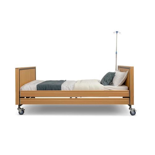 Infusionsständer / 2 Haken - tecfor care GmbH - für Bett / höhenverstellbarer / Aluminium