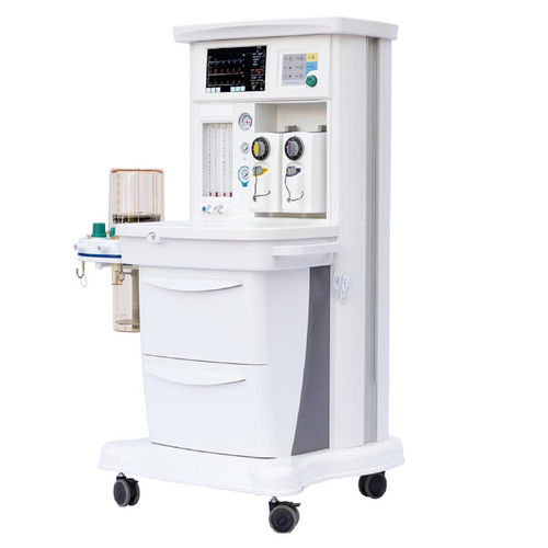 Anästhesiearbeitsplatz auf Wagen - YSAV6301 - YSENMED - Atmungsmonitoring / mit Ventilator / mit System zur Ableitung von Anästhesiegasen