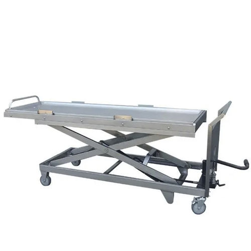 Höhenverstellbarer Leichentransportwagen - YSSJT-52A - YSENMED - Umschlag / Transfer / hydraulisch