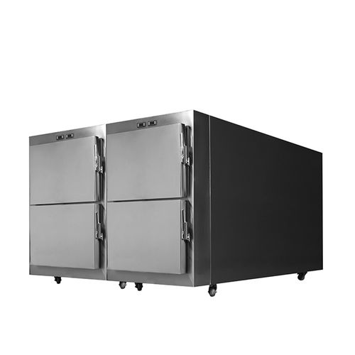 Leichenzelle / 4 Körper - YSSTG0104B - YSENMED - mit Frontöffnung / auf Rollen / mit Tür