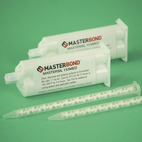 Medizinischer Montagekleber / Silikon - MasterSil 153Med - Master Bond - für chirurgische Instrumente / für Einweg-Medizinprodukte / für medizinische Geräte