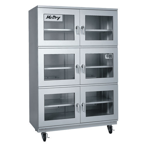 Schrank für Trockenlagerung - MC-1001A - McDry - auf Rollen / mit Regal / mit Tür