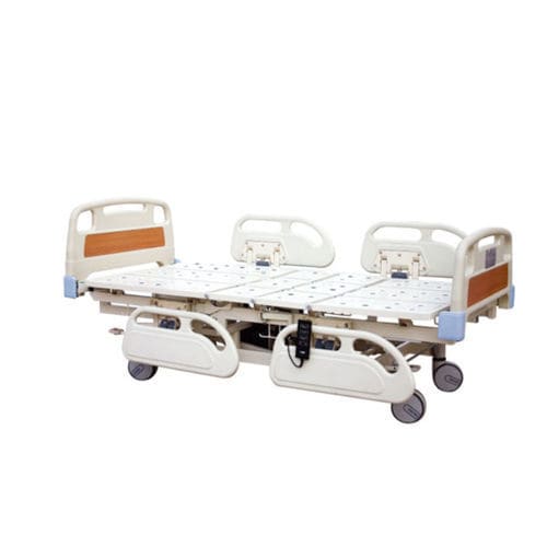 Pflegebett - A 11 - Tianjin Kangli Medical Instrument - elektrisch / höhenverstellbar / auf Rollen