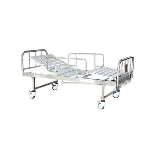 Pflegebett - A 47 - Tianjin Kangli Medical Instrument - manuell / mit fester Höhe / auf Rollen