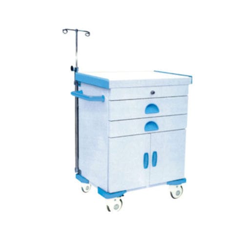 Notfallwagen - B 39 - Tianjin Kangli Medical Instrument - Medikamenten / Aluminium / Metall