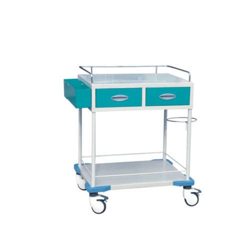Medizinischer Wagen - Tianjin Kangli Medical Instrument - Pflege / Aluminium / Metall