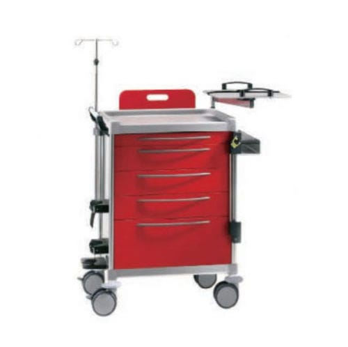 Notfallwagen - Meige - Tianjin Kangli Medical Instrument - Aluminium / Kunststoff / Metall