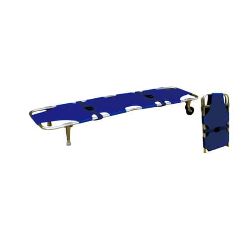 Trage für Krankenwagen - A 130 - Tianjin Kangli Medical Instrument - zusammenklappbar / Aluminium