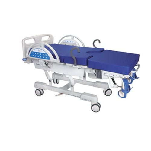 Pflegebett - a 118 jhdc b1 - Tianjin Kangli Medical Instrument - für Entbindungen / elektrisch / auf Rollen