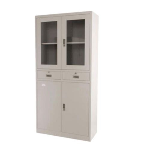 Schrank mit Tür - Tianjin Kangli Medical Instrument - mit Regal / mit Schublade / 2 Schubladen