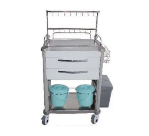 Medizinischer Wagen - Tianjin Kangli Medical Instrument - für Krankenakten / Lager / Edelstahl