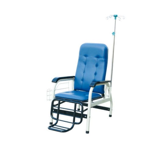 Manuelle Blutspendeliege - Tianjin Kangli Medical Instrument - zweiteilig / mit Fußstütze / mit fester Höhe