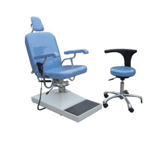 HNO-Untersuchungsstuhl - A-114 - Tianjin Kangli Medical Instrument - elektrisch / höhenverstellbar / zweiteilig