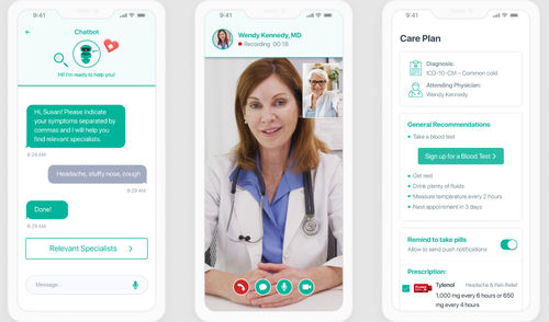 Web-Anwendung / für Telemedizin - ScienceSoft - für Krankenpflege / für Kinder / Rehabilitation