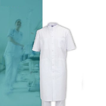 Arztkittel für Männer - CORFOU - FIL'MED - aus Baumwolle / aus Polyester / weiß