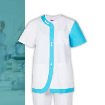 Medizinischer Kasack / für Frauen - BOLOGNA - FIL'MED - aus Polyester / aus Baumwolle / weiß