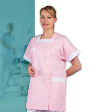 Medizinischer Kasack / für Frauen - VOLGA - FIL'MED - aus Polyester / aus Baumwolle / blau