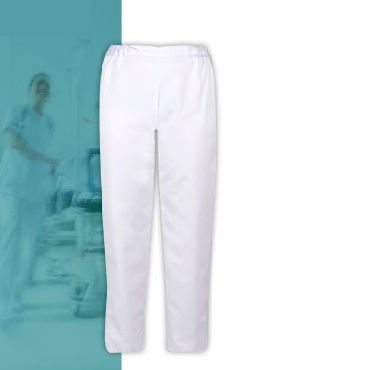 Medizinische Hose / für Frauen - BORNEO - FIL'MED - aus Polyester / aus Baumwolle / weiß