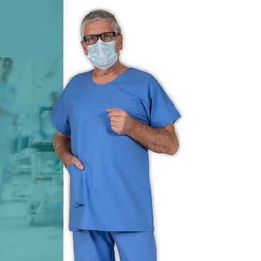 Medizinisches Bekleidungsset / unisex - ADEN  - FIL'MED - blau / grün