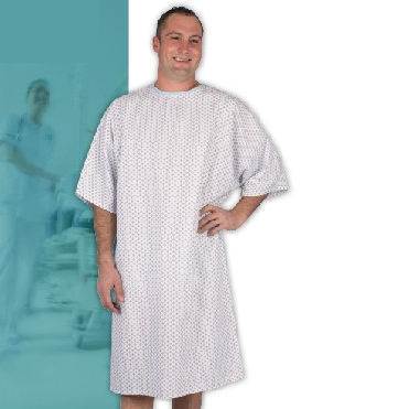 Unisex-Patientenkittel - ALONG - FIL'MED - aus Baumwolle / aus Polyester / weiß