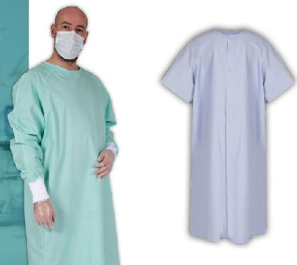 OP-Kittel / unisex - RIO courtes - FIL'MED - aus Polyester / aus Baumwolle / blau