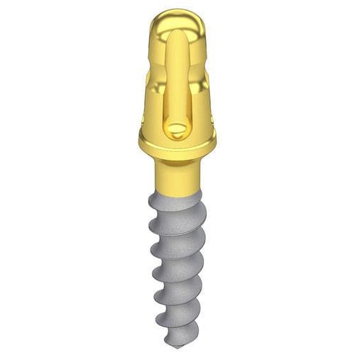 Konisches Zahnimplantat - Slim - Bionika Medline Kft. - Titan / mit Außenverbindung / Schrauben