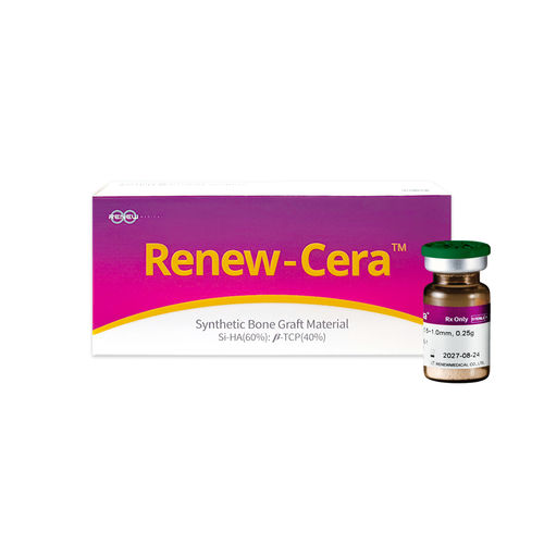 Synthetisches Knochenersatzmaterial - Renew-Cera - Renew Medical - für orthopädische Chirurgie / für Zahnchirurgie / Pulver