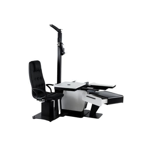 Ophthalmische Arbeitsstation - Zulu 2H - UAB Medinstrus - mit Stuhl / mit Schubladen