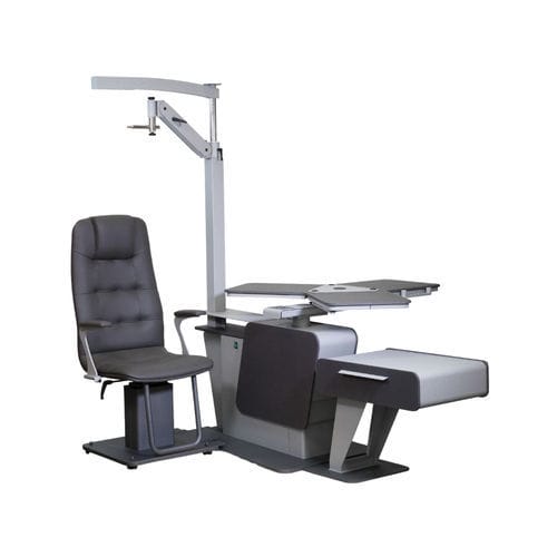 Ophthalmische Arbeitsstation - Zulu 3 - UAB Medinstrus - mit Stuhl / mit Licht / mit Schubladen