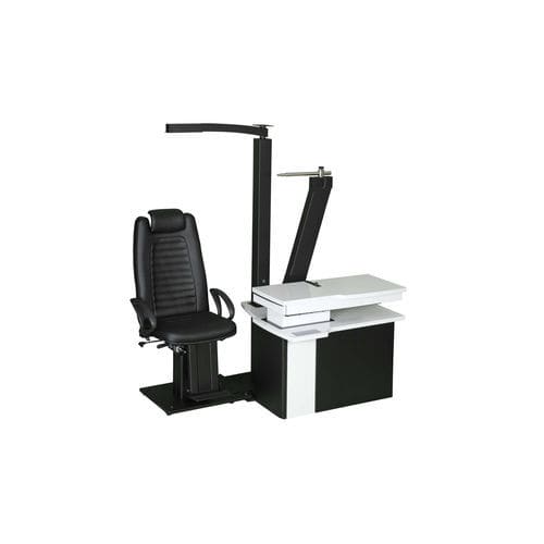 Ophthalmische Arbeitsstation - Elite - UAB Medinstrus - mit Stuhl / mit Licht / mit Schubladen
