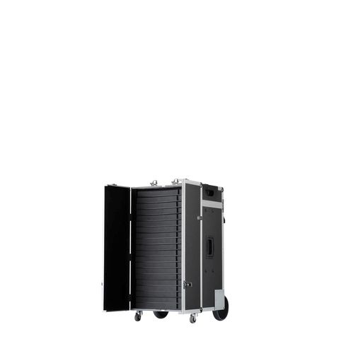 Medizinischer Koffer / für Probentransport - Pullupcase ( Fa. Karl Bollmann) - Trolley / Aluminium