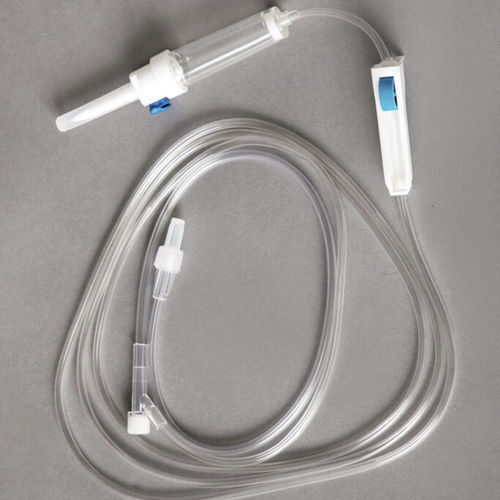 Infusionsset mit Tropfkammer - P20Y - BHL-Medical - mit Y-Verbinder / mit Absperrhahn