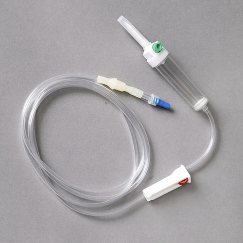 Infusionsset mit Tropfkammer - P18F - BHL-Medical - mit Y-Verbinder / mit Absperrhahn / mit Filter zur Vorbeugung von Partikel-Kontaminationen