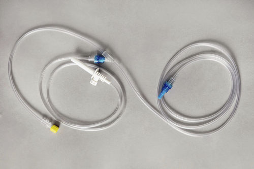 Infusionsset mit Tropfkammer - 4001010 - BHL-Medical - mit Y-Verbinder / mit Absperrhahn