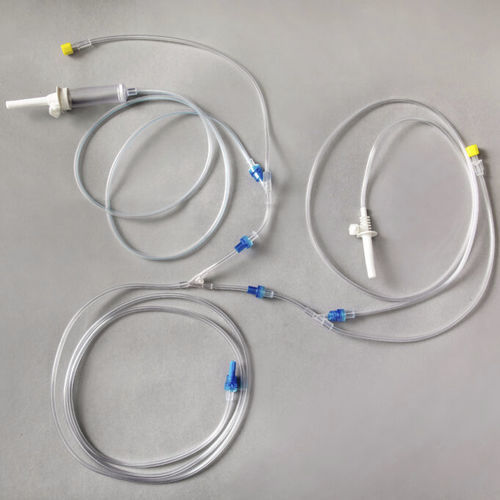 Infusionsset mit Tropfkammer - 4000102 - BHL-Medical - mit Y-Verbinder / mit Absperrhahn