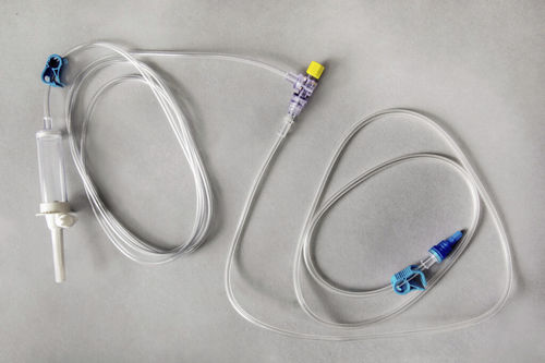 Infusionsset mit Tropfkammer - 4001111 - BHL-Medical - mit Absperrhahn