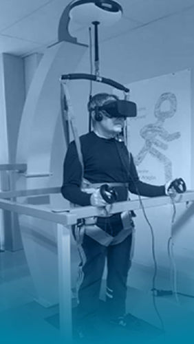 Gleichgewichtsrehabilitationssystem - PMR® - Spacemedex - Gang / virtuell