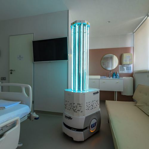 UV-C-Desinfektionsroboter - Wolf BOT - Wolf-e Robotics - mobil / automatisch / batteriebetrieben