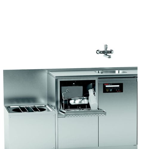 Wandmontierter Steckbeckenspüler - ec1 Untertisch - KODRA GmbH & Co. KG - kompakt / Einbau / automatisch