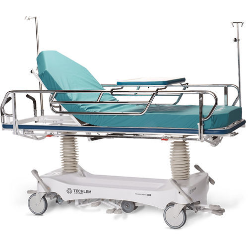 Transporttrage - 5000W - Techlem Medical Corporation - zusammenklappbar / auf Rollen / Edelstahl